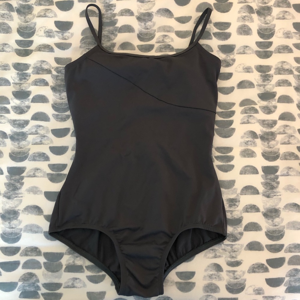 Body Wrappers Grey Camisole Leotard